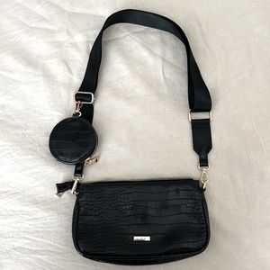 Aldo crossbody - Black leather